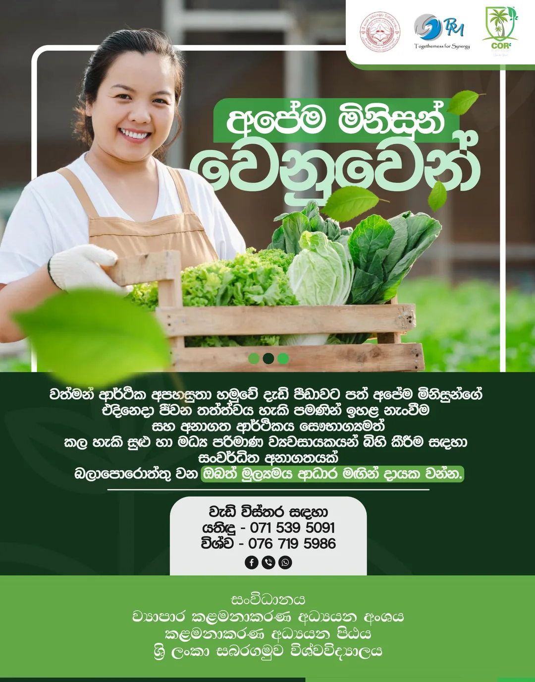 Flyer for Sabra BM - Department of Business Management